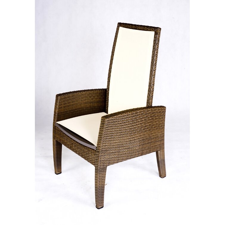 Blue wicker dining discount chairs